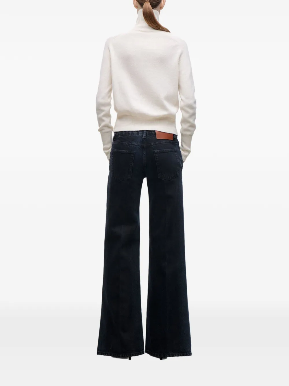 Victoria Beckham Gigi jeans met wijde pijpen Blauw