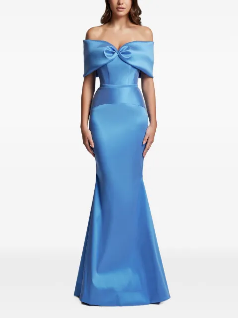 CRISTALLINI Chateau off-shoulder maxi gown