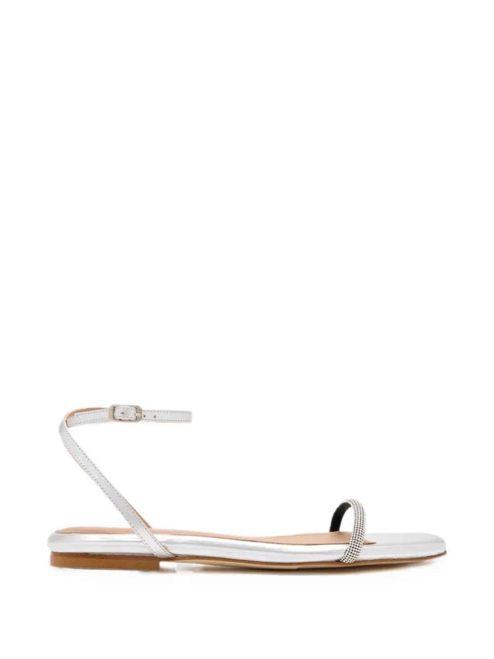 Andrea Gomez Brooks flat sandals - Argent Andrea Gomez Brooks flat sandals - Argent