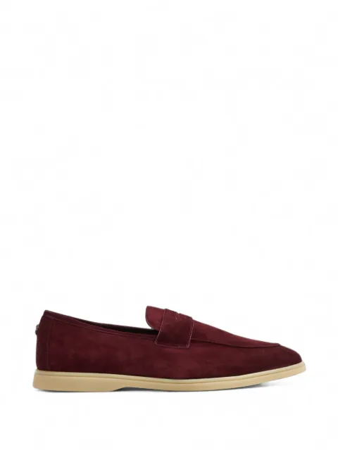 Bougeotte Loisir Gomme suede loafers