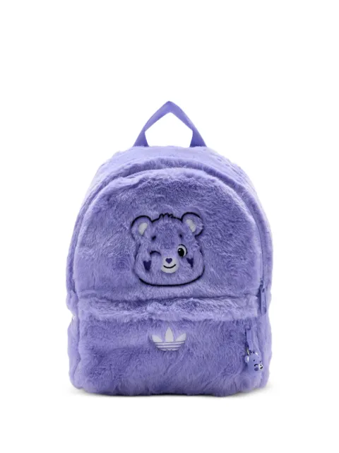 adidas Kids Care Bear faux-fur backpack