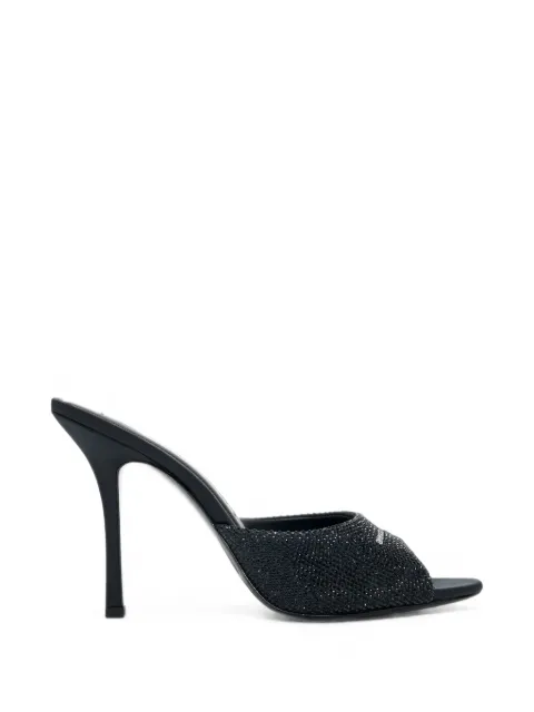 Alexander Wang Cher crystal-hotfix 105mm mules