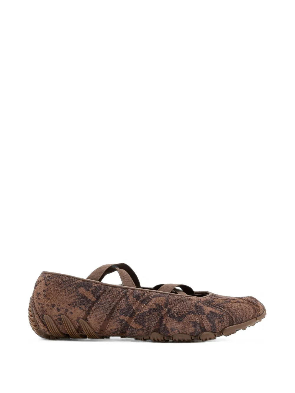 adidas Ghost Sprint snakeskin-effect ballet flats Bruin