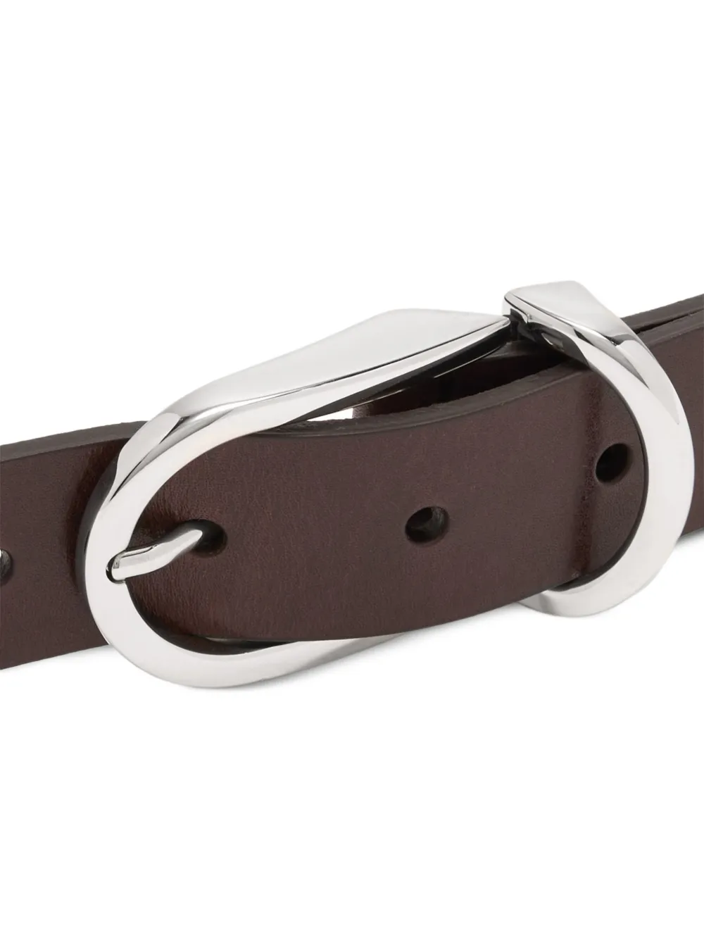 Brunello Cucinelli Leren riem Bruin