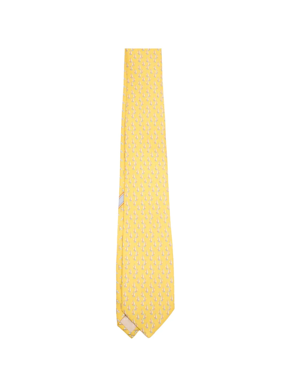 Ferragamo nautical-print silk tie