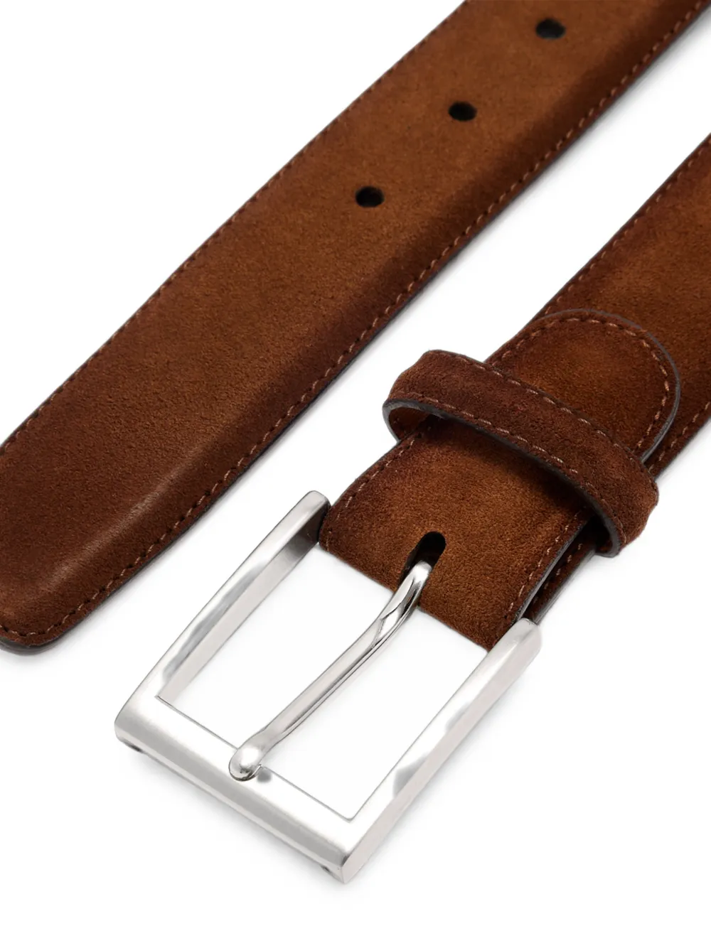 Magnanni Riem met suède afwerking Bruin