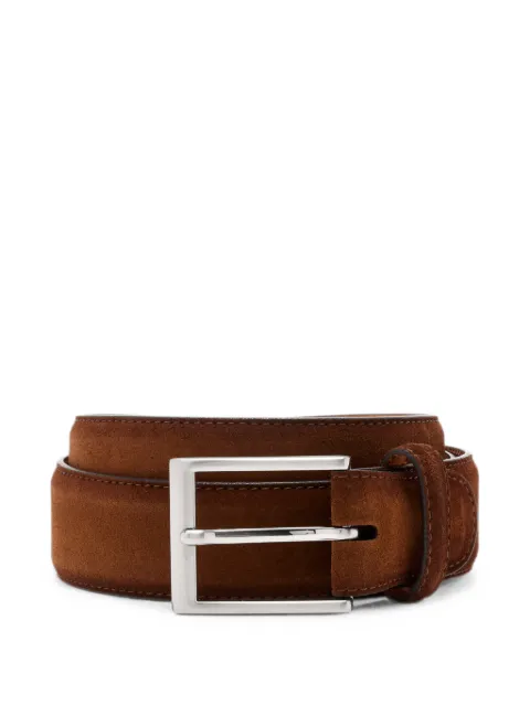 Magnanni suede-finish belt