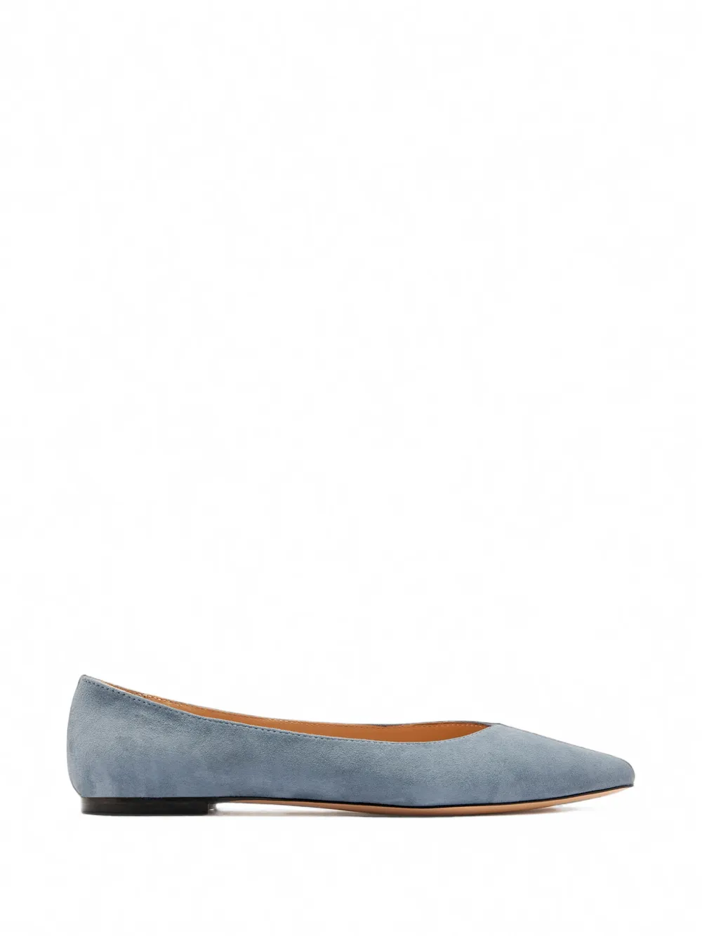 HOUSE OF BALLERINAS Michelle suede ballet flats - Blu