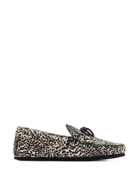 ISABEL MARANT Fitza-GB animal-print leather loafers