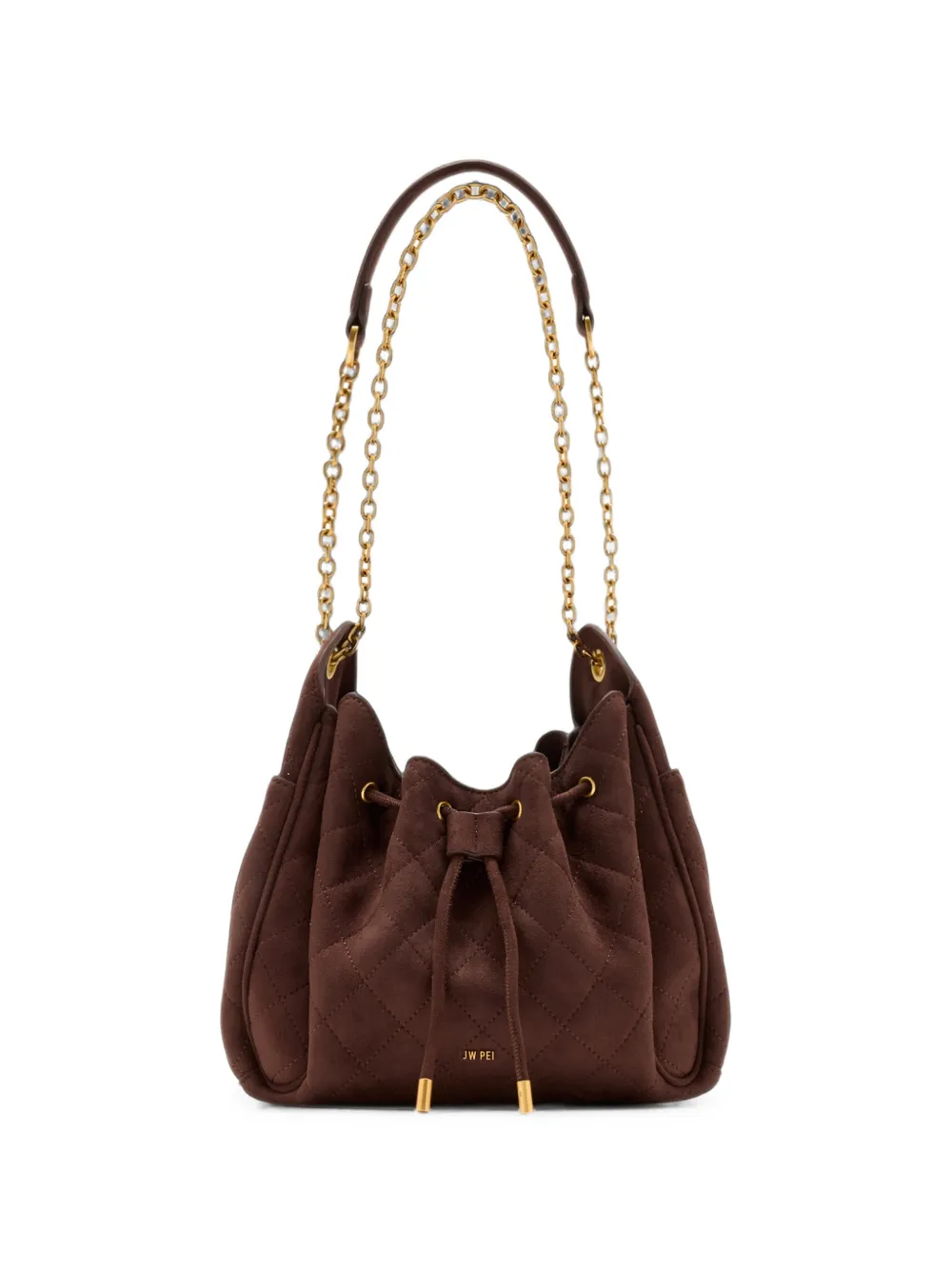 JW Pei Gesteppte Rowan Beuteltasche mit Kette - Braun
