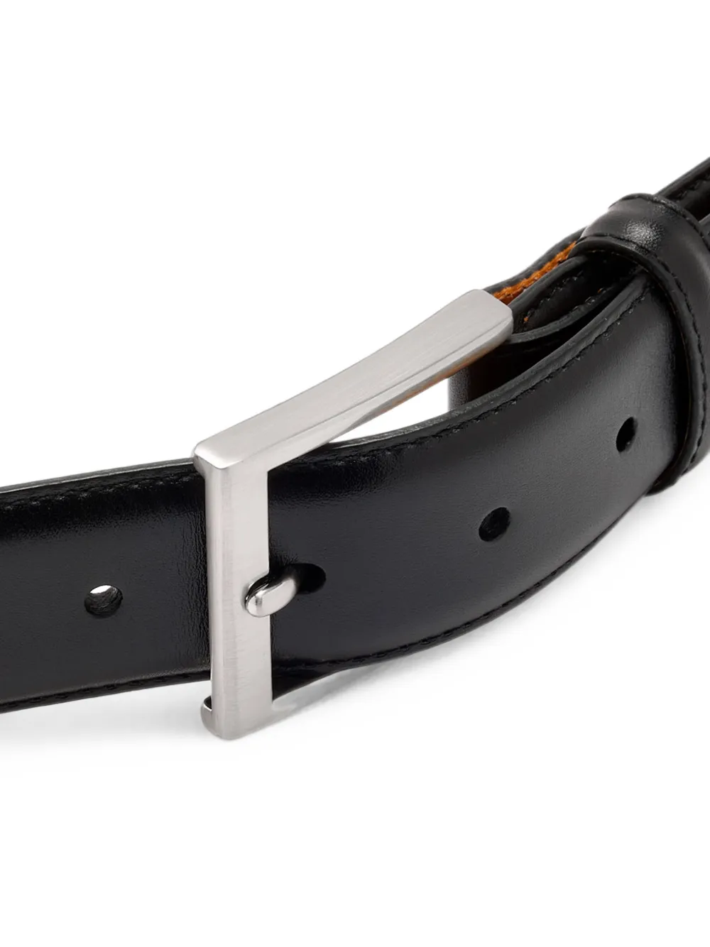 Magnanni Guodi leren riem met gesp Zwart