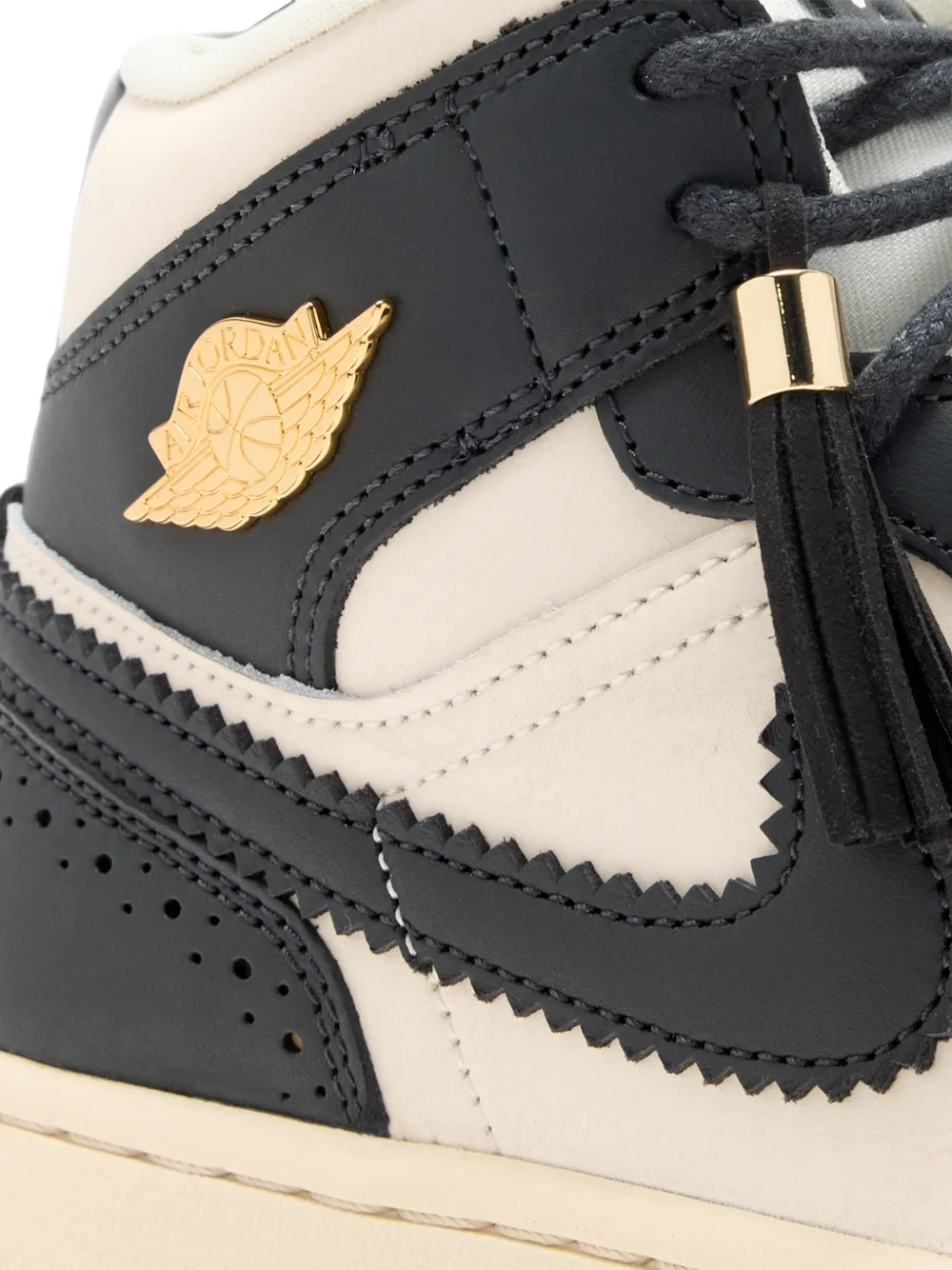 Jordan Air 1 Mid sneakers Zwart