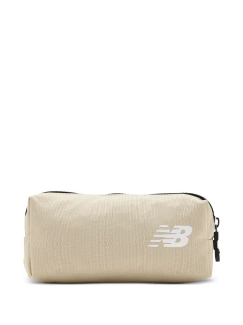 New Balance Kids logo-print zip-top pencil case