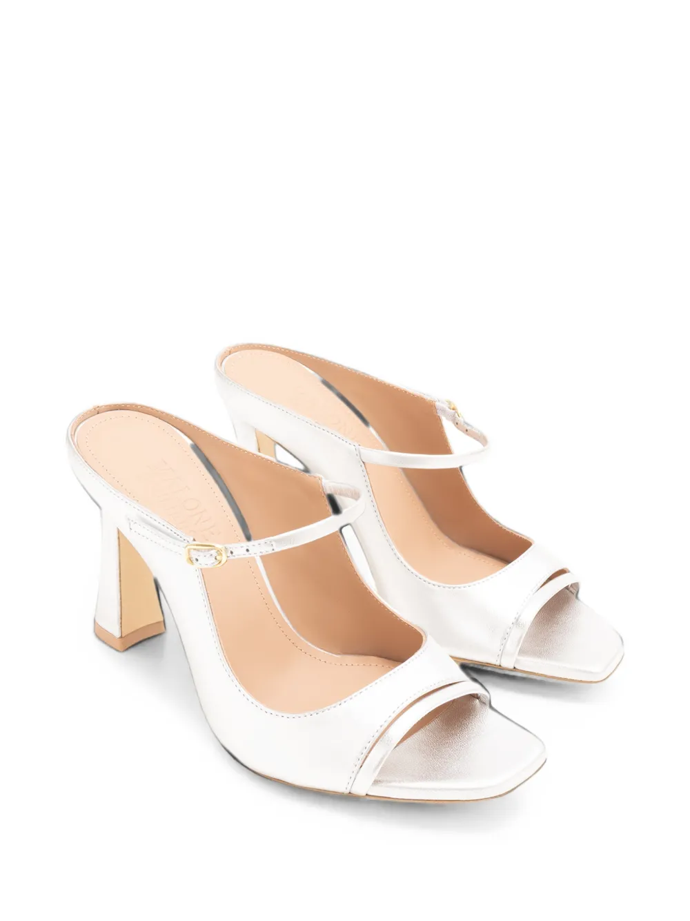 Malone Souliers Rania buckle-strap sandals Zilver