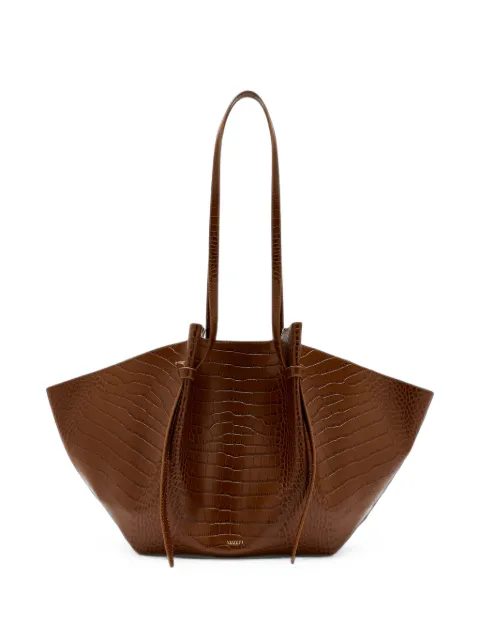 Yuzefi Mochi croc-effect leather tote bag