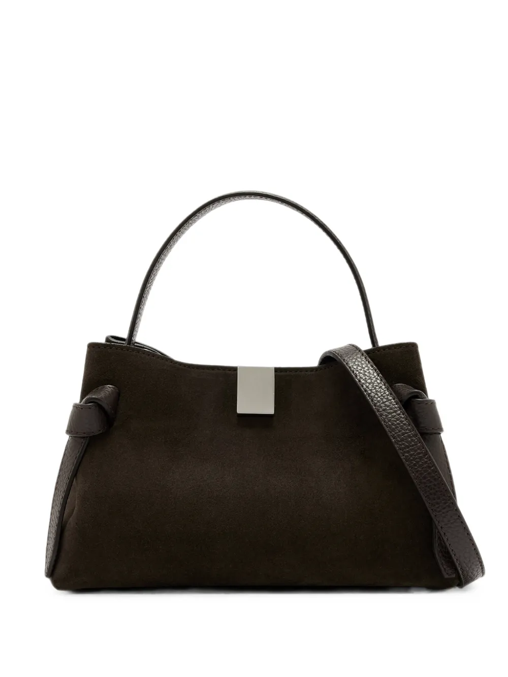 Yuzefi mini Gyoza suede-finish tote bag