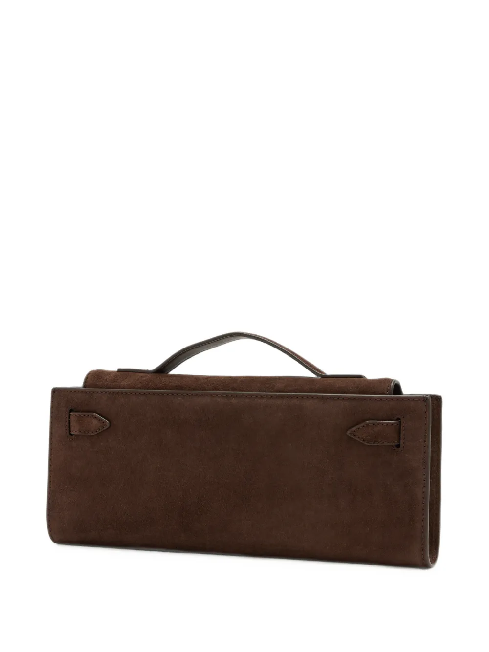 Veronica Beard Dash suède clutch Bruin