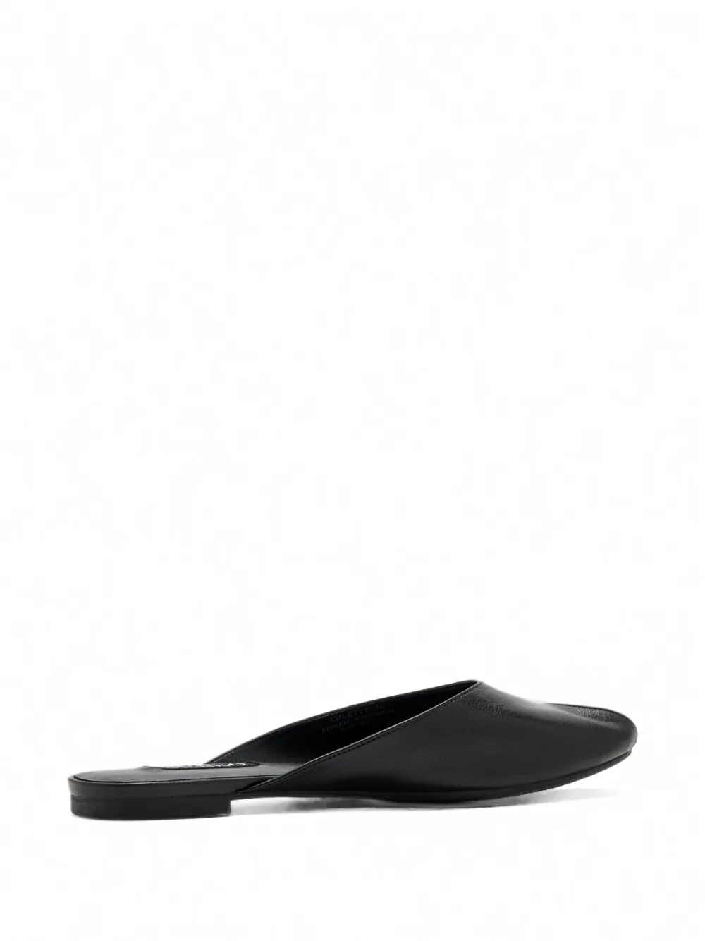Senso Colette peep-toe leather sandals Zwart