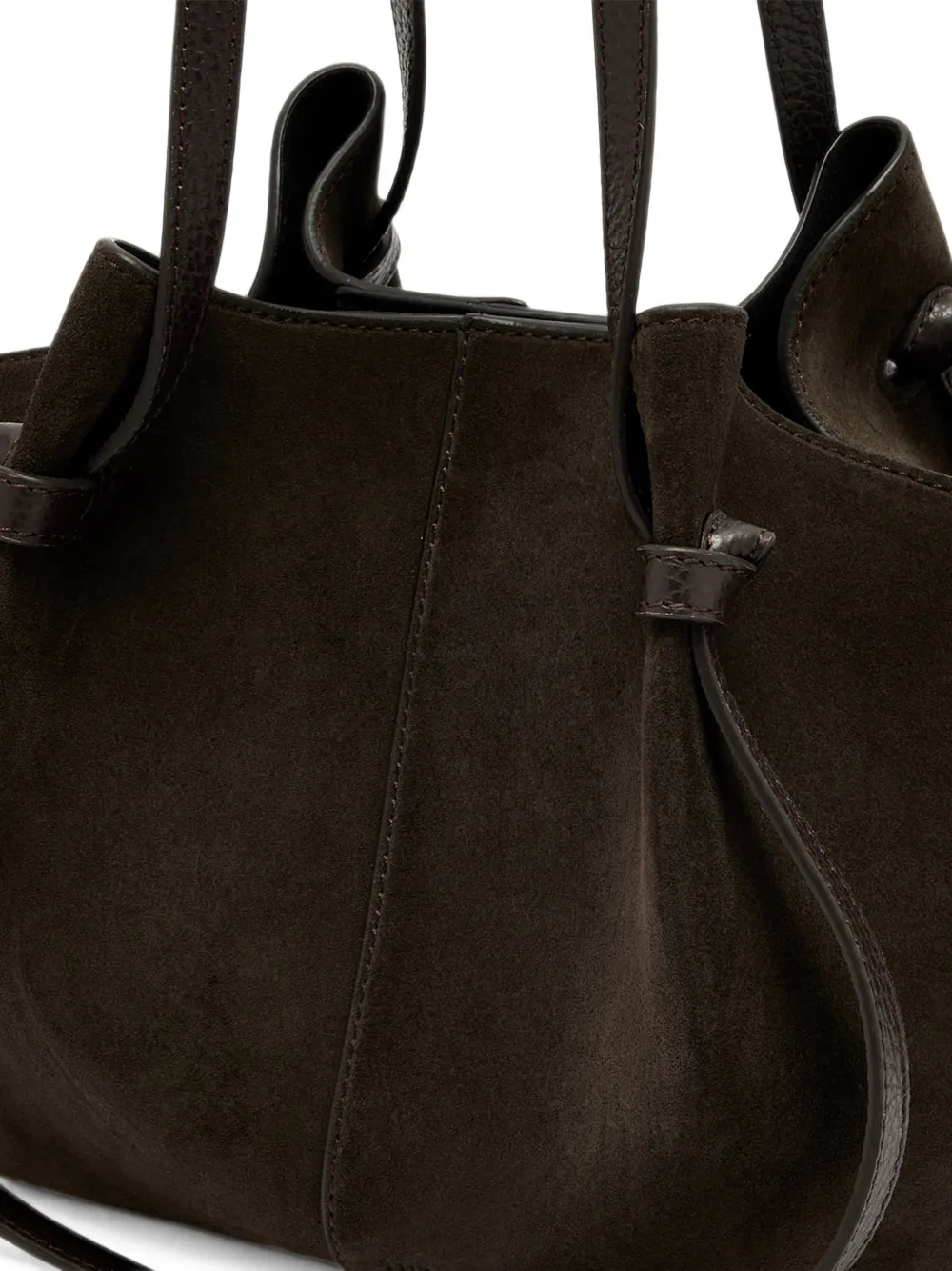 Yuzefi Mochi suède shopper Bruin