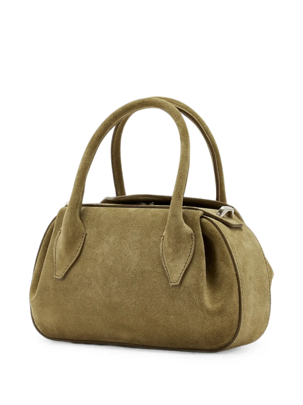 Yuzefi Oyster kleine suède shopper Groen