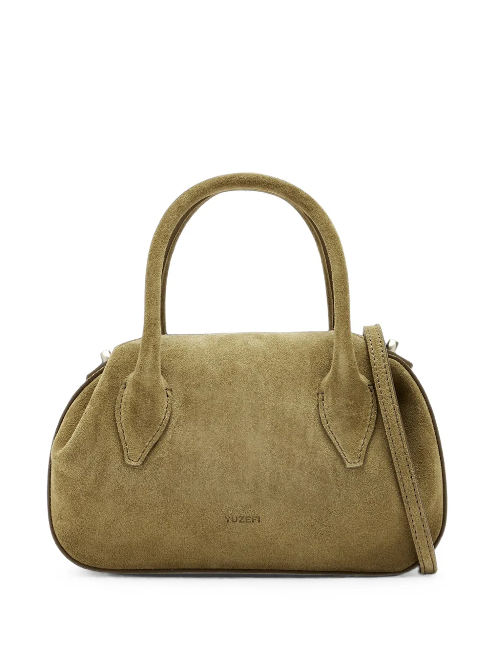 Yuzefi mini Oyster suede tote bag