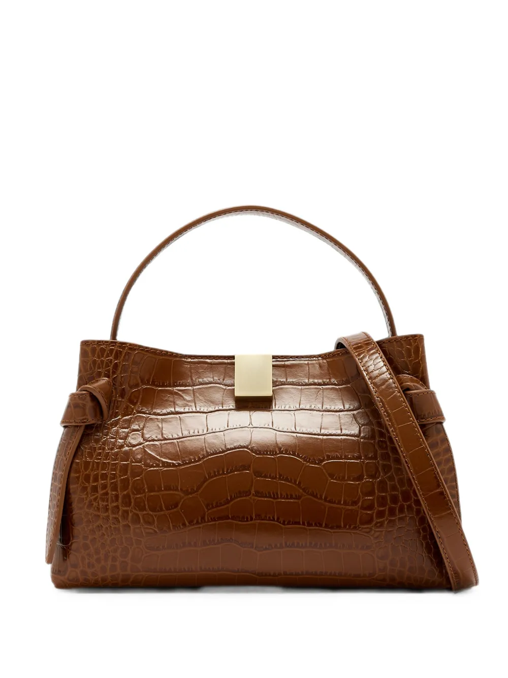 Yuzefi mini Gyoza croc-effect tote bag