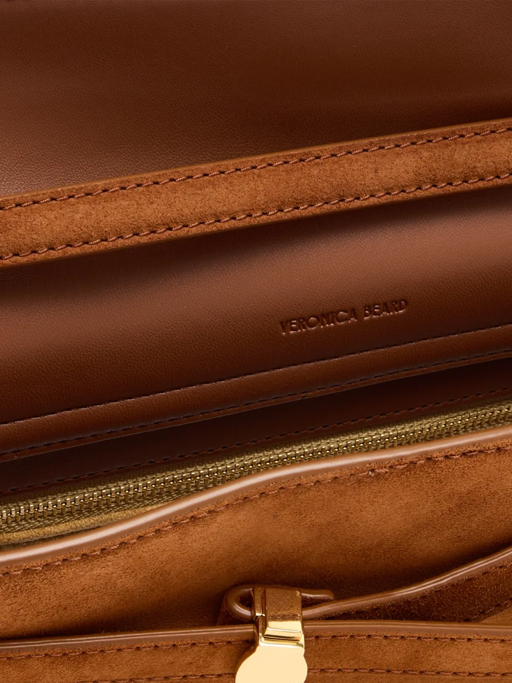 Veronica Beard Dash suède clutches Bruin