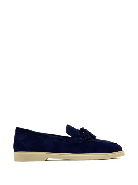 Magnanni tassel suede loafers