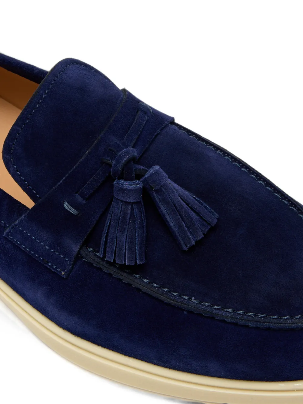 Magnanni tassel suede loafers Blauw