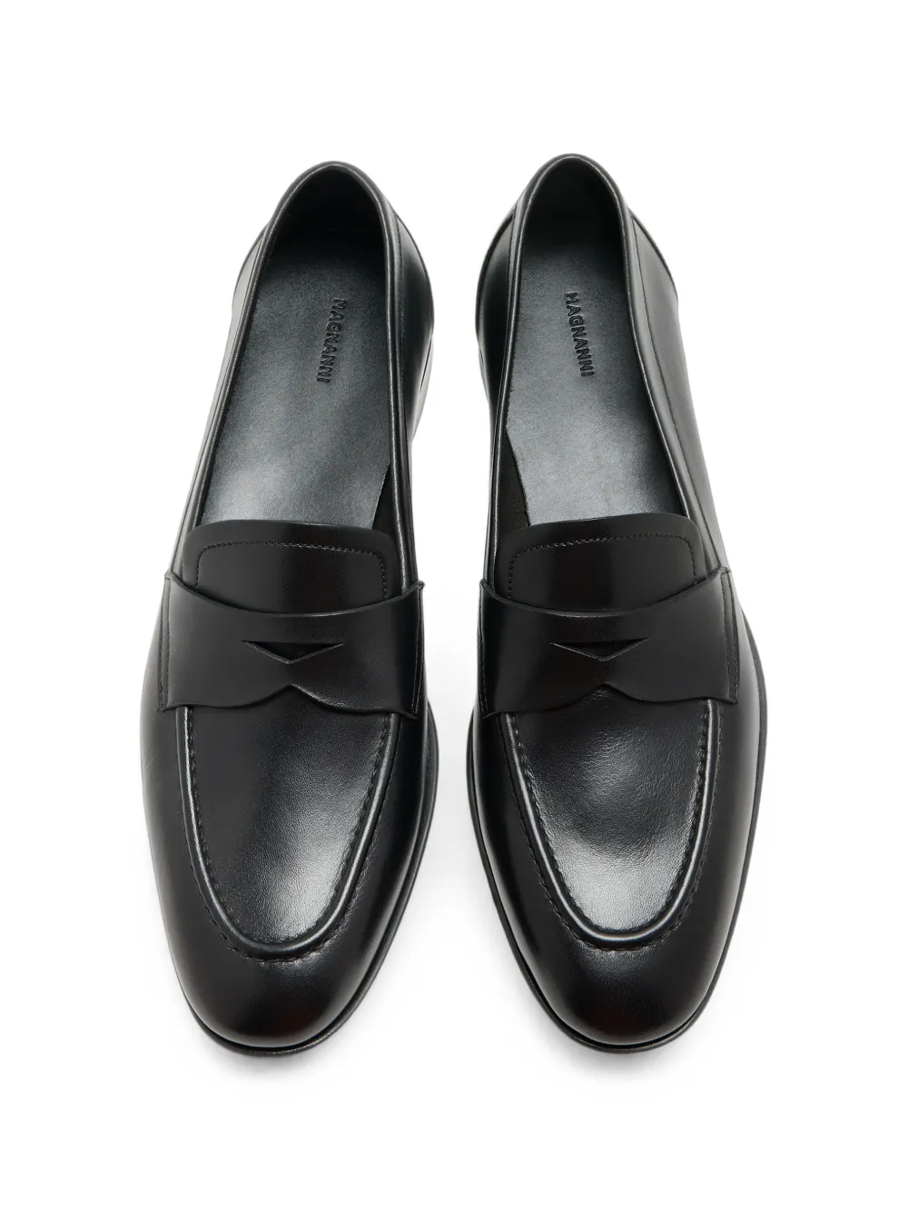 Magnanni Sonya Soft leather loafers Zwart