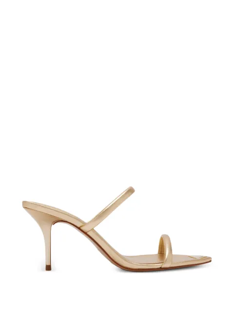 Schutz metallic pointed-toe heeled sandals