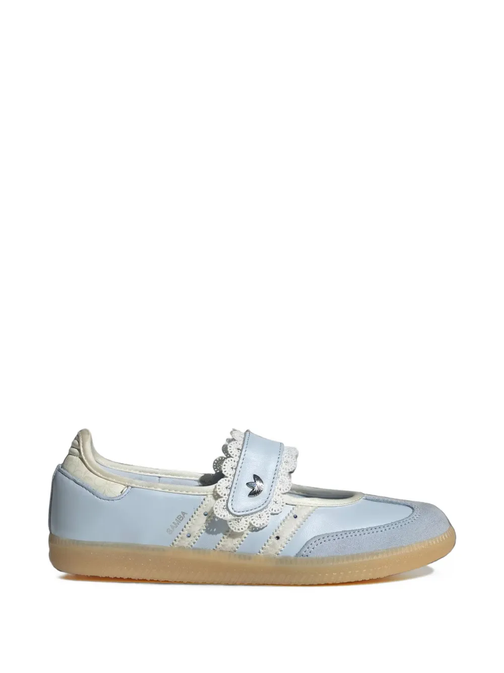 Adidas Samba OG lace-trimmed sneakers Blauw
