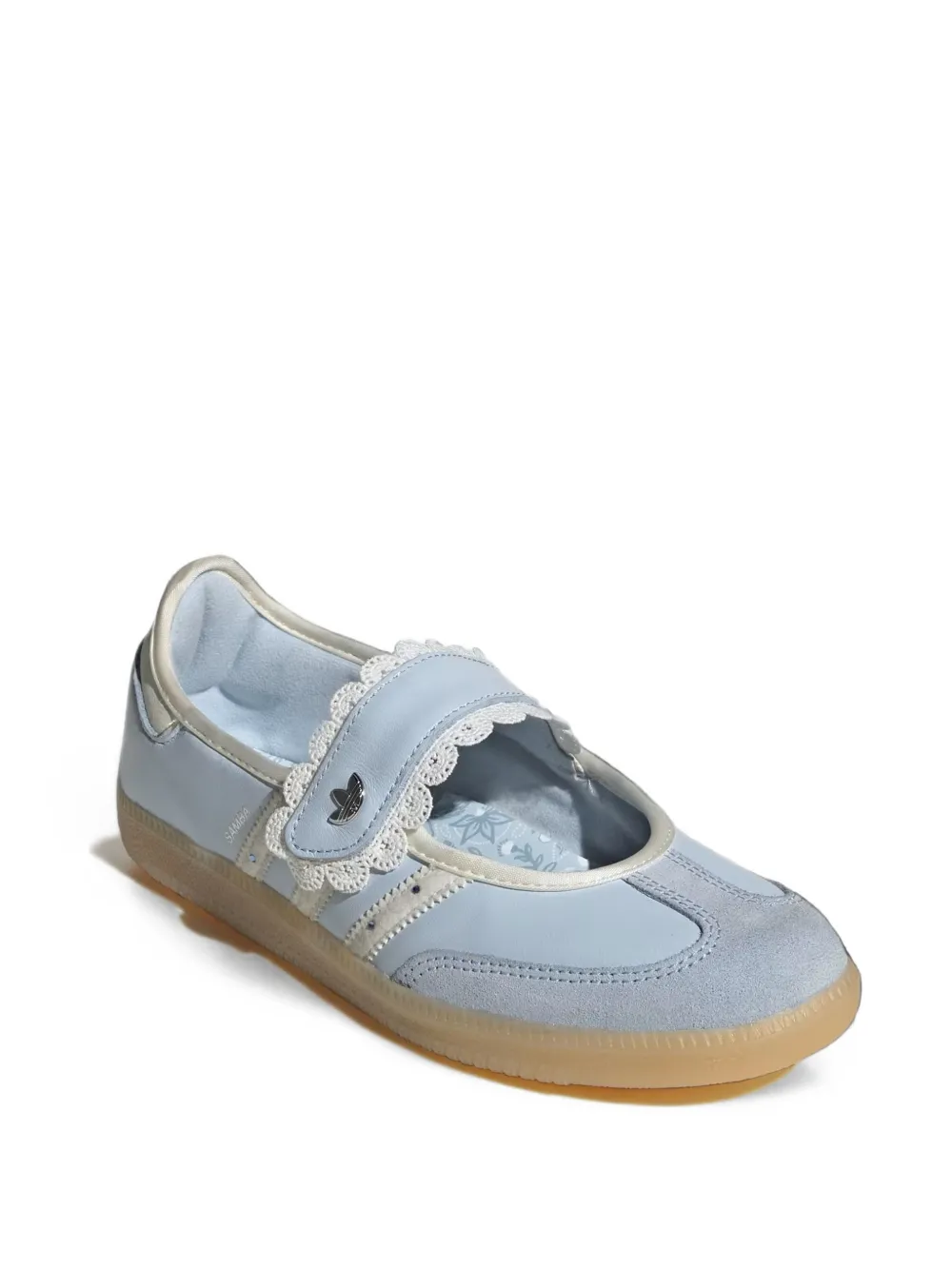 adidas Samba OG lace-trimmed sneakers Blauw