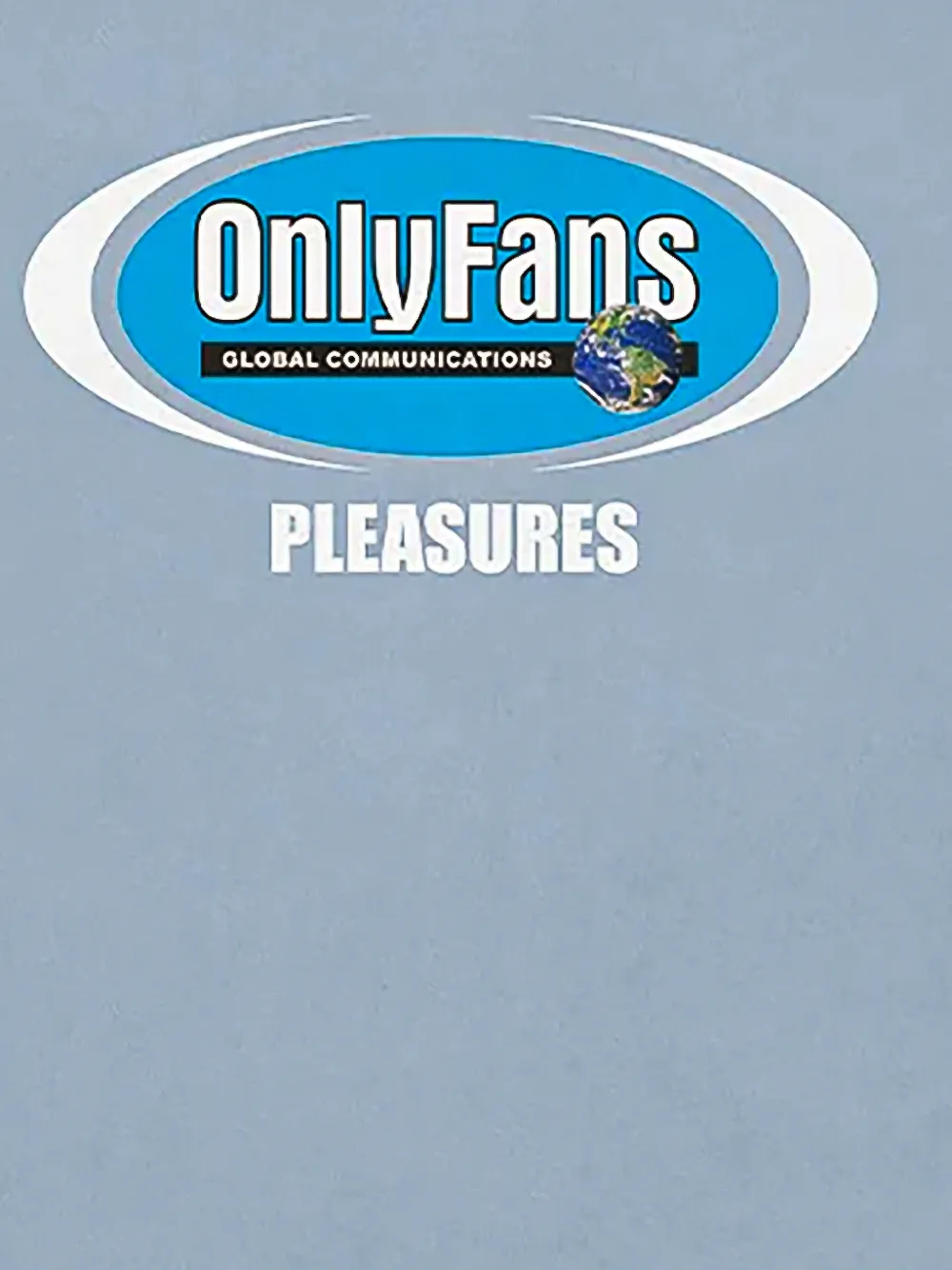 Pleasures Only Fans Communications T-shirt Blauw