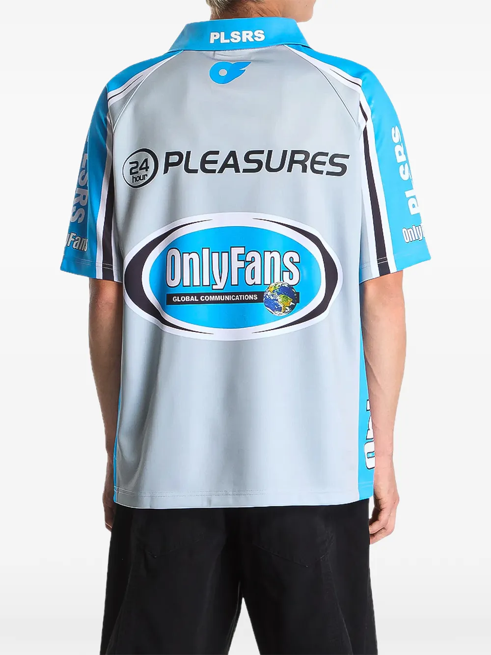 Pleasures x OnlyFans OFTV T-shirt Grijs