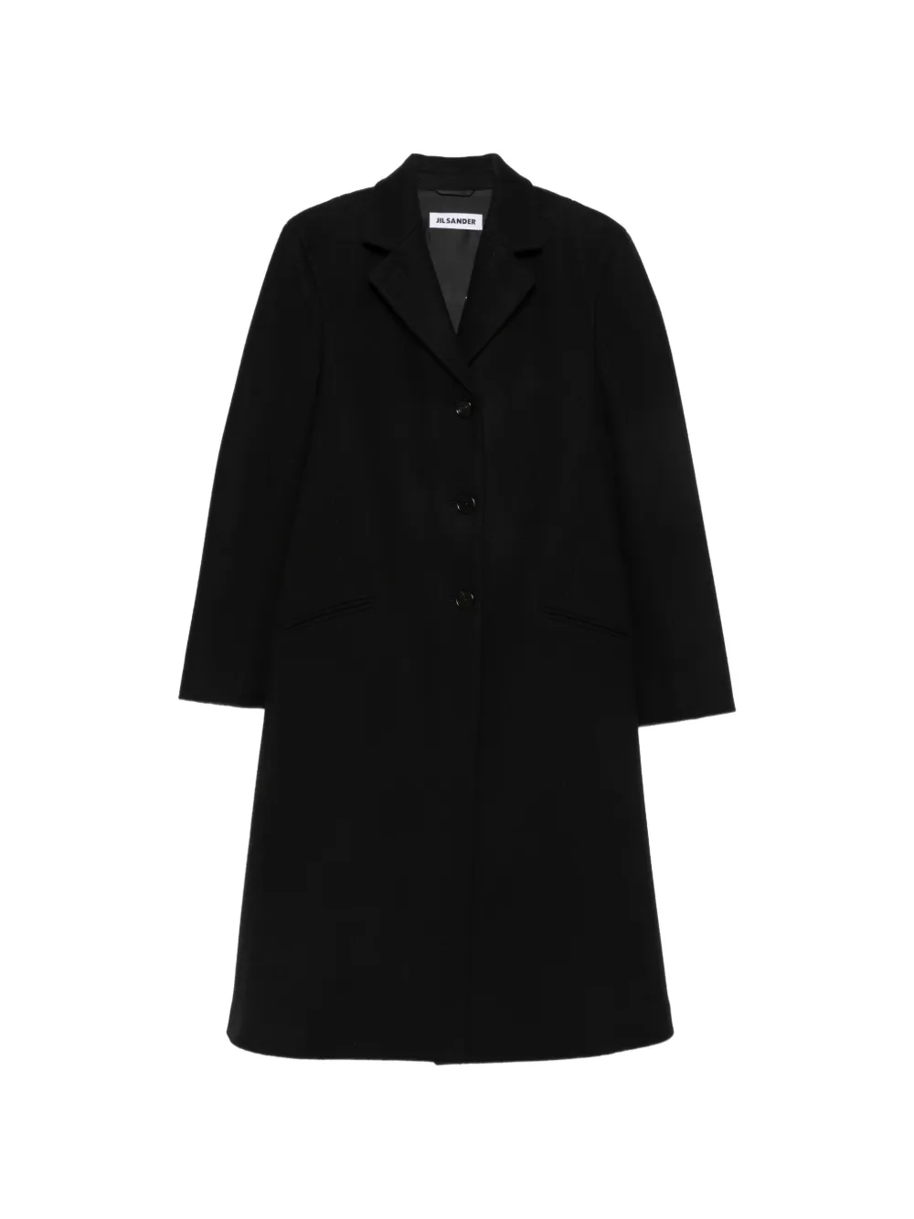 Jil Sander notched-lapel single-breasted jacket - Black