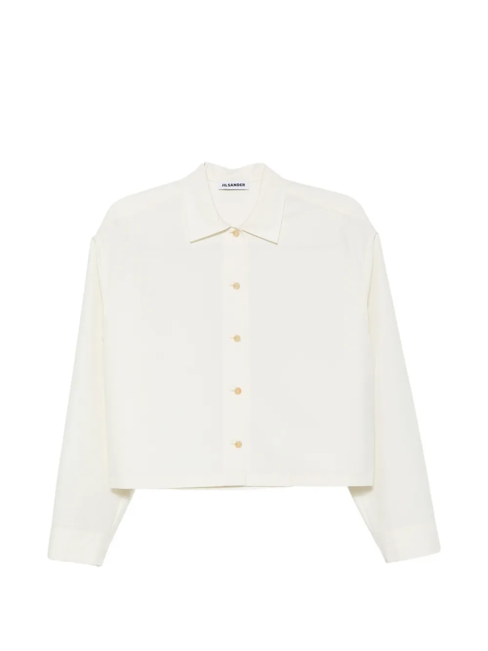Jil Sander cropped button-up shirt - Nude