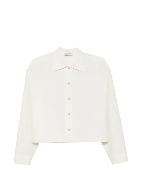Jil Sander cropped button-up shirt