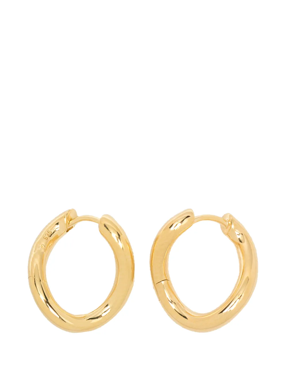 Tom Wood River twisted-hoop earrings - Gold