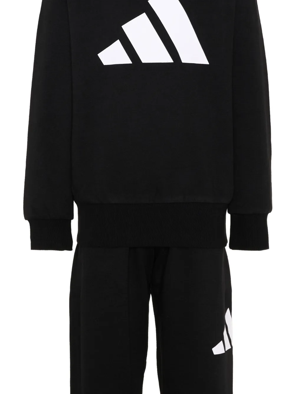 adidas Kids logo-print tracksuit Zwart