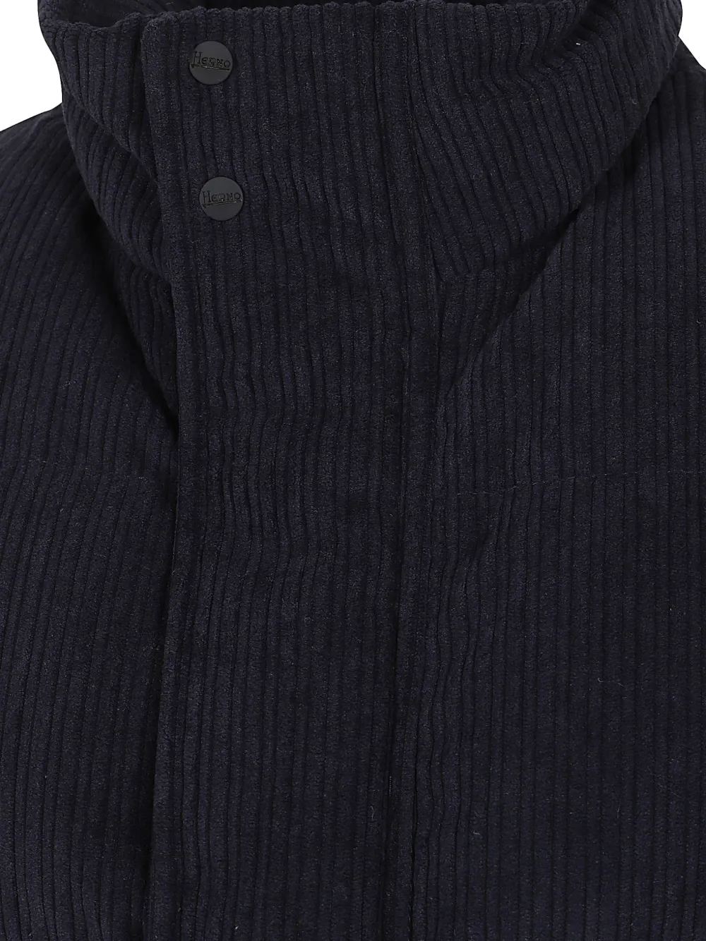 Herno Ribfluwelen bodywarmer Blauw