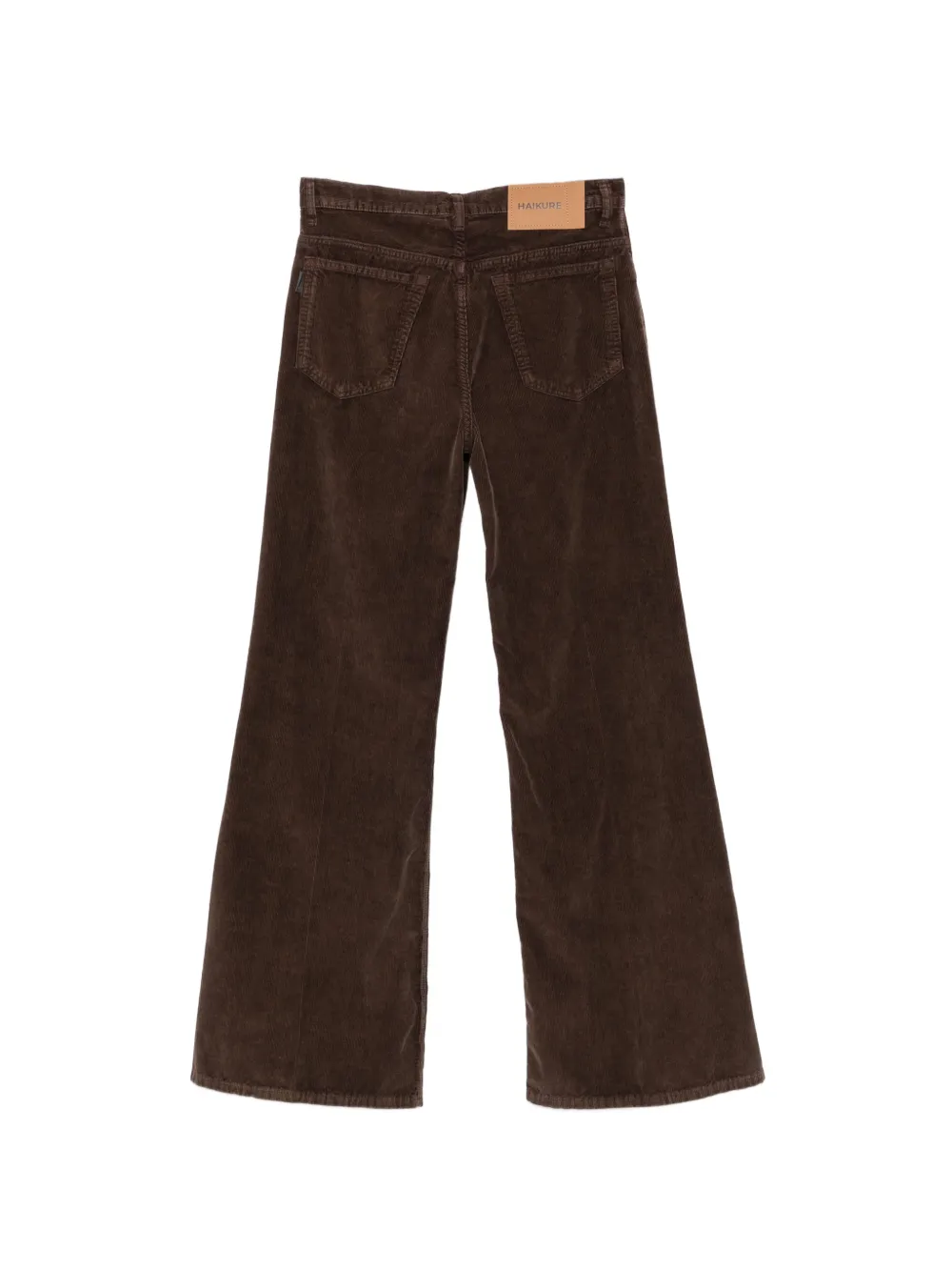 Haikure Clara corduroy flared trousers Bruin