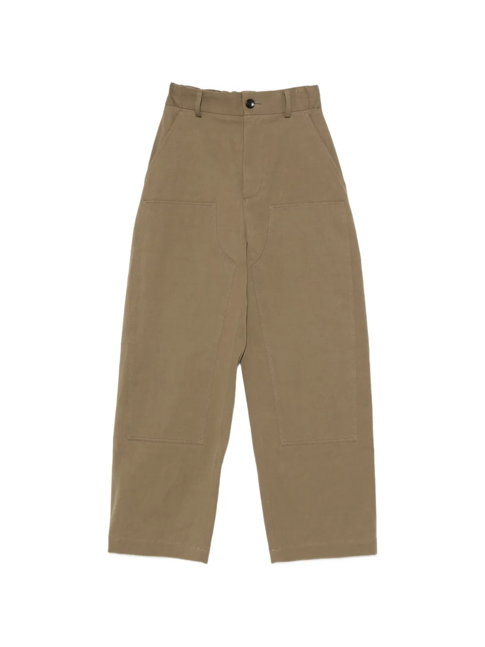 nicholson & nicholson patch-pocket tapered trousers