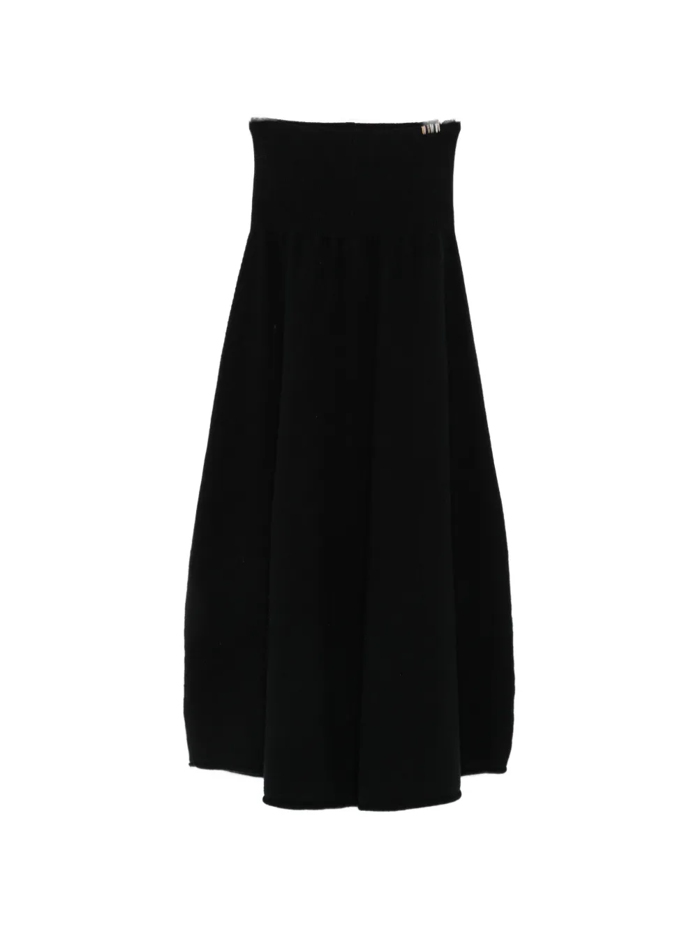 extreme cashmere cashmere A-line skirt - Nero