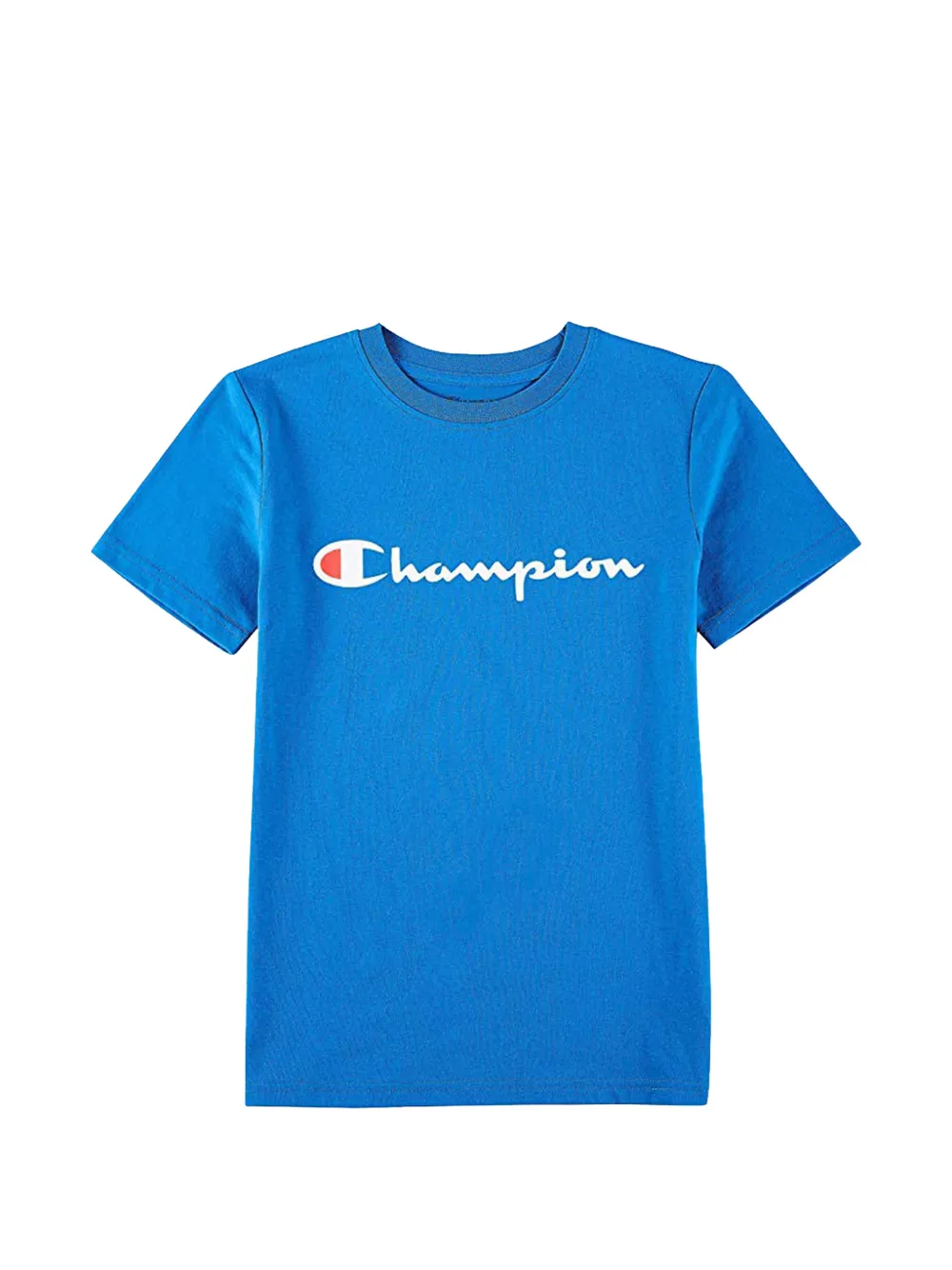 Champion logo-print T-shirt - Blu