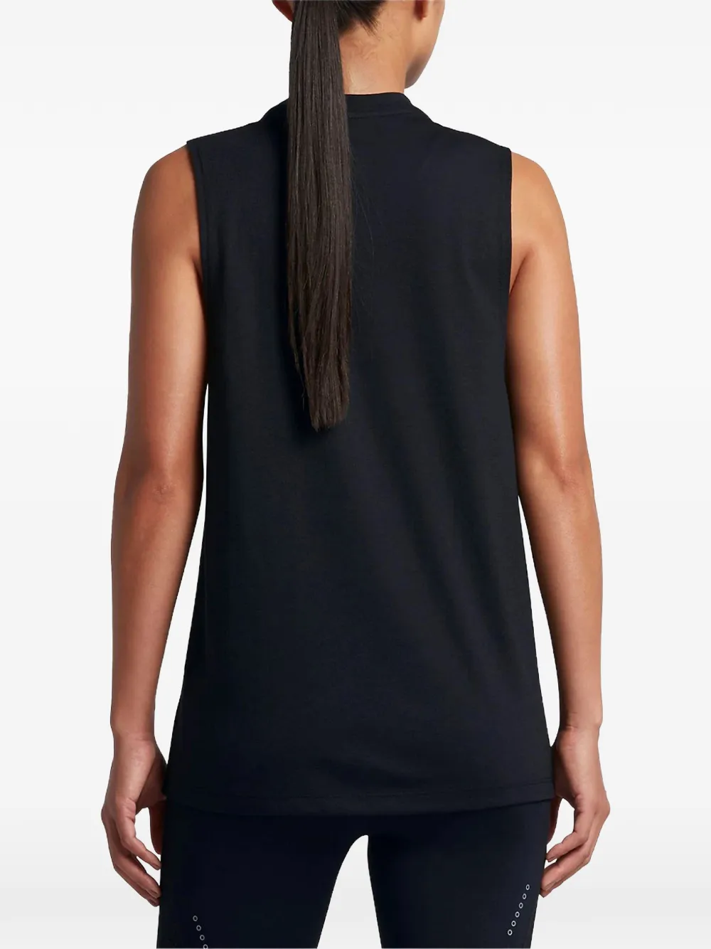 Nike Dry Solstice tanktop Zwart