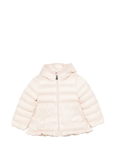 Moncler Enfant ruffled-trim hooded jacket
