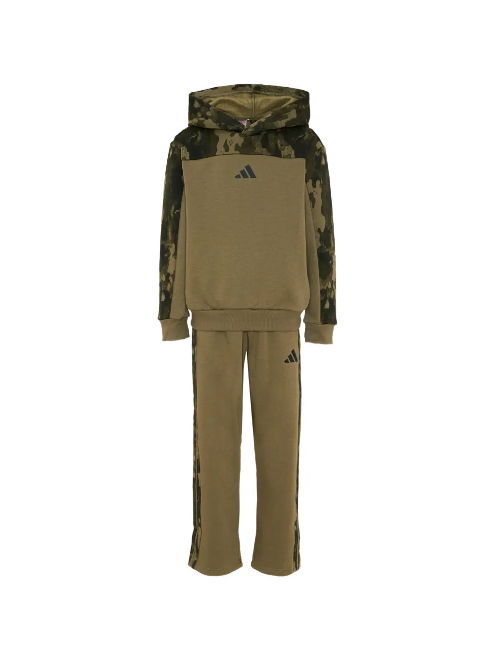 adidas Kids camo-print logo-print tracksuit - Verde