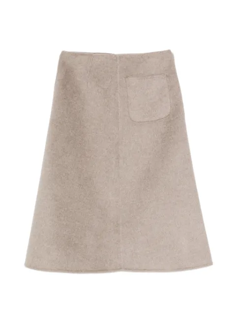 SUSANNE BOMMER zip-fastening midi skirt
