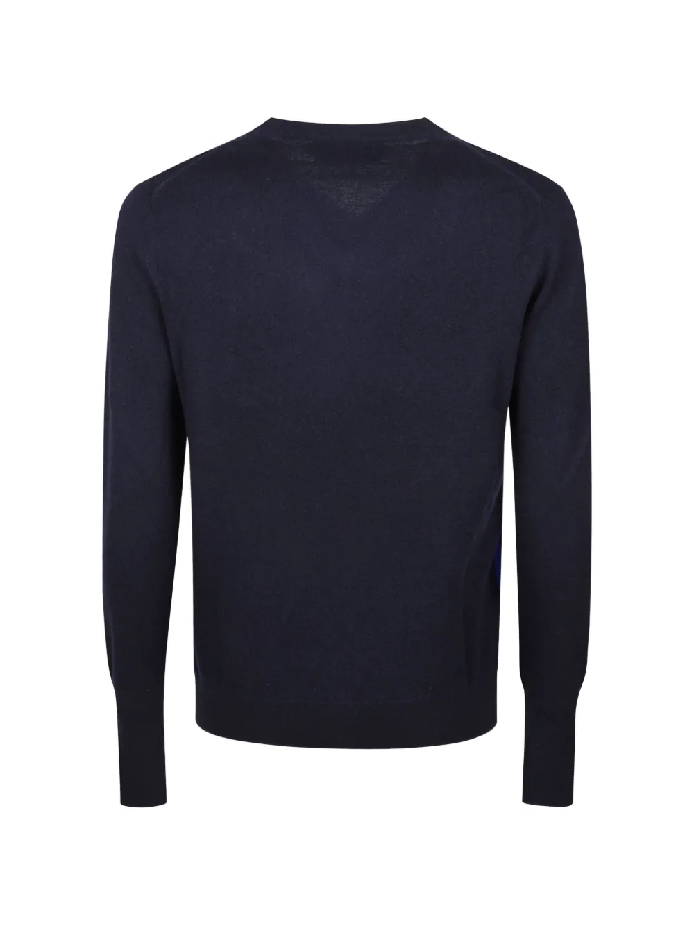 Ballantyne argyle V-neck sweater Blauw